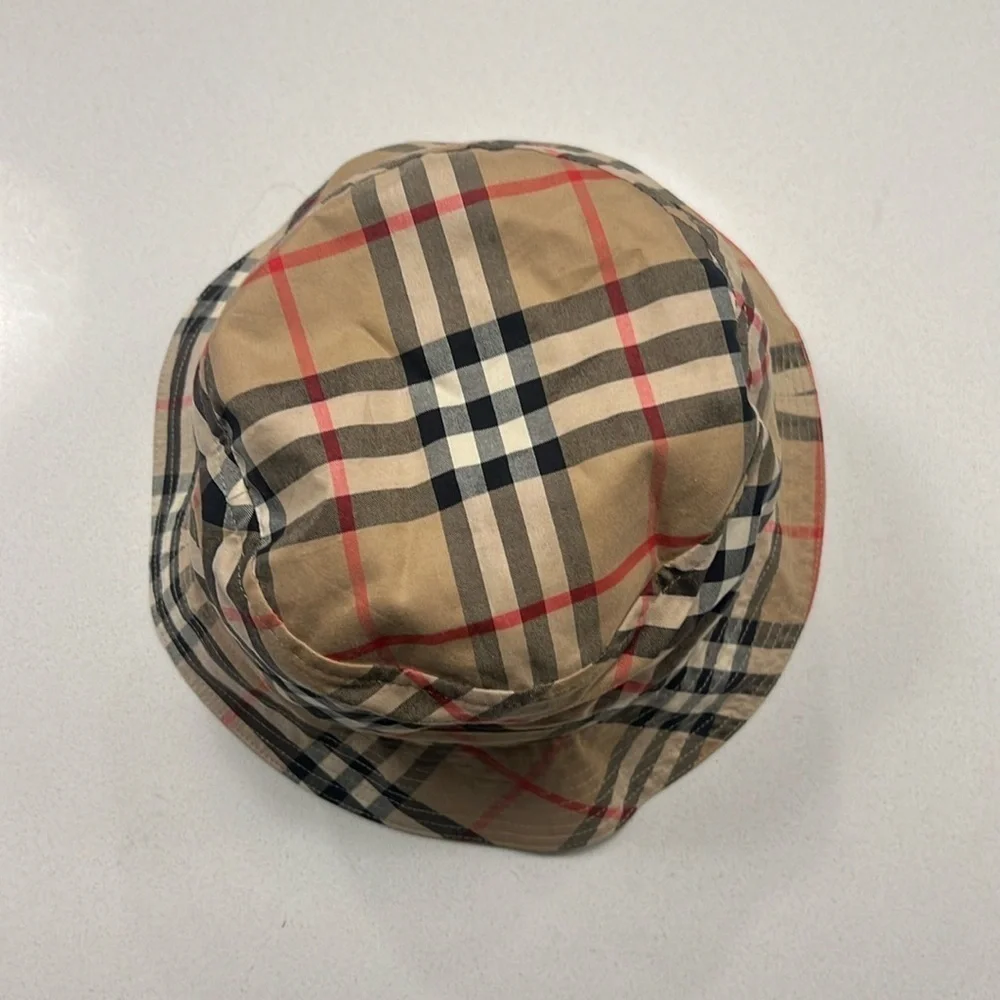 Burberry Kids Check Bucket Hat